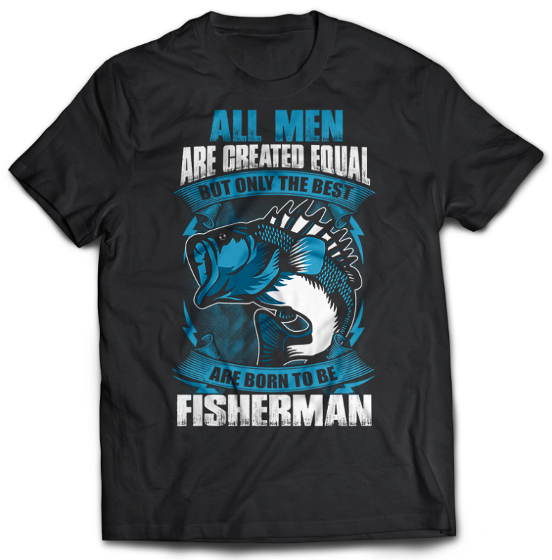117 Fishing FISH Bundle tshirt design completed with psd file editable text and layer