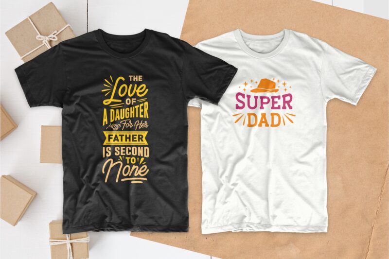 Dad T-shirt designs quotes bundle, Father’s day quotes, Typography t-shirt design, Dad quotes bundle svg, dad svg, Inspiring quotes t-shirt design pack collection for commercial use, EPS SVG PNG PSD