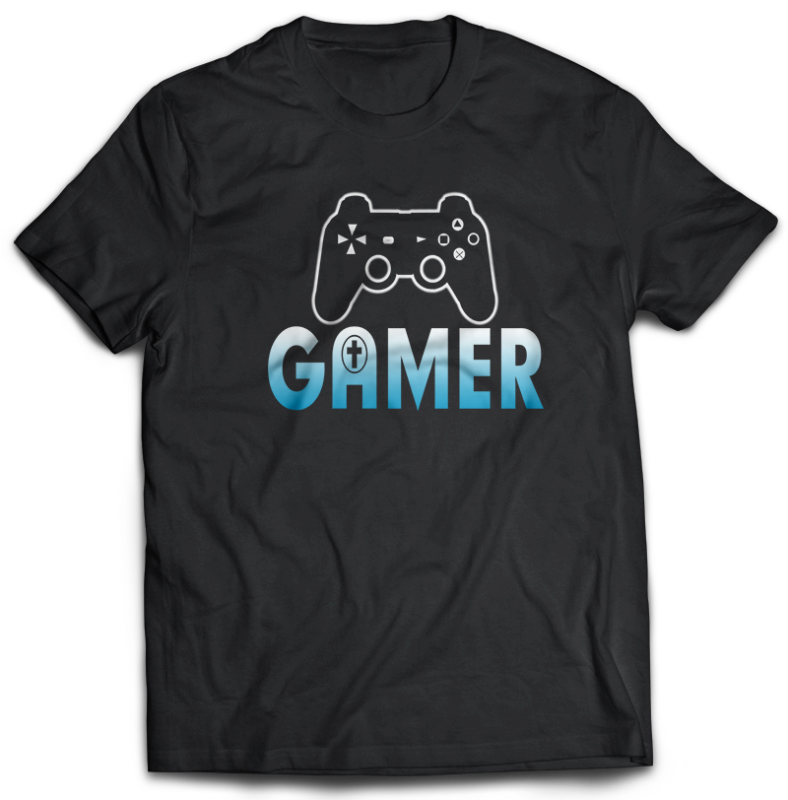 t-shirt vector 107 GAMER Bundles Tshirt designs best Gaming 2021