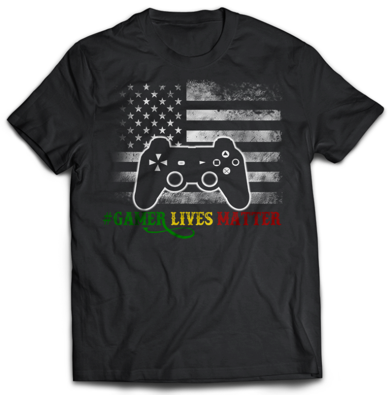 t-shirt vector 107 GAMER Bundles Tshirt designs best Gaming 2021