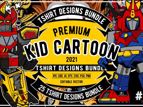 25 kid cartoon tshirt designs bundle #6