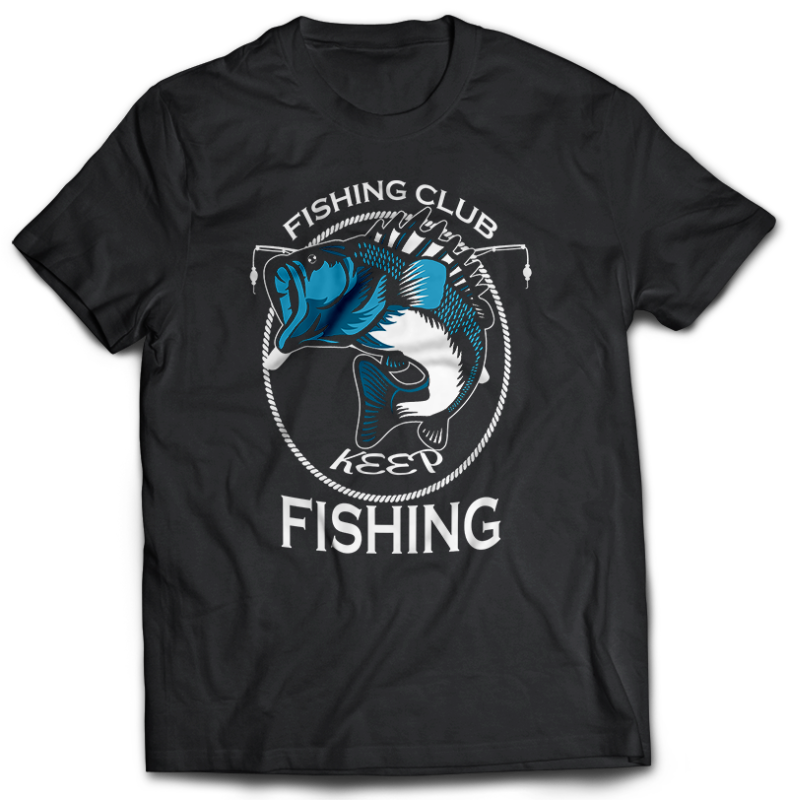 117 Fishing FISH Bundle tshirt design completed with psd file editable text and layer