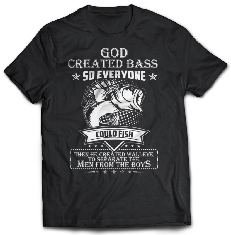 t-shirt vector 125 gamer and fishing Bundles UPDATE