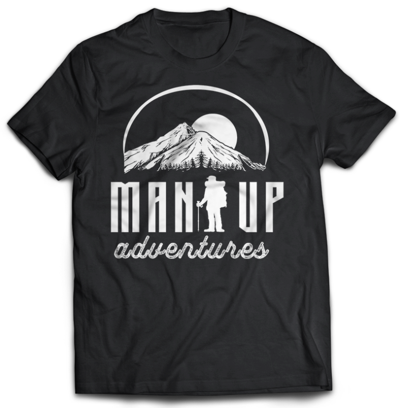 74 HIKING Tshirt designs Bundles Editable