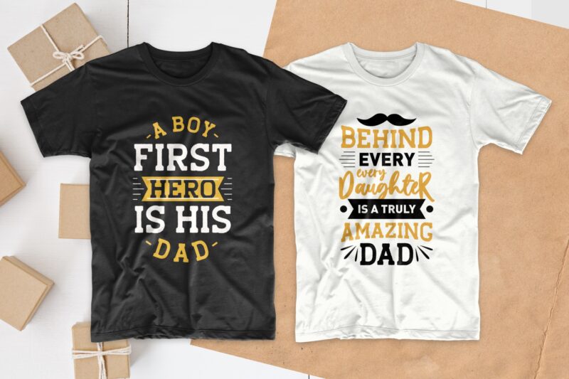 Dad T-shirt designs quotes bundle, Father's day quotes, Typography t ...