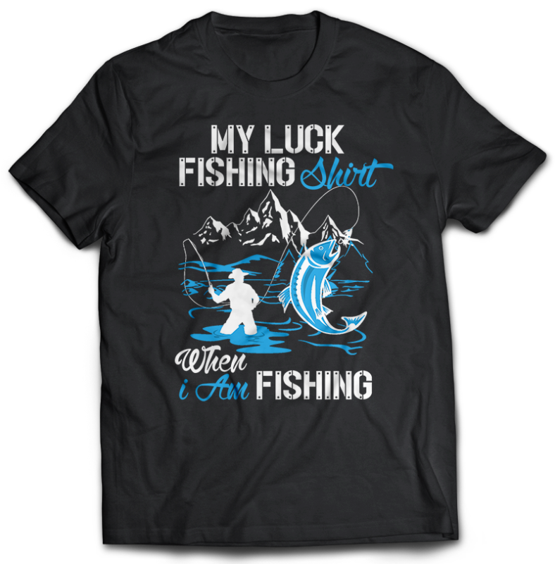 117 Fishing FISH Bundle tshirt design completed with psd file editable text and layer