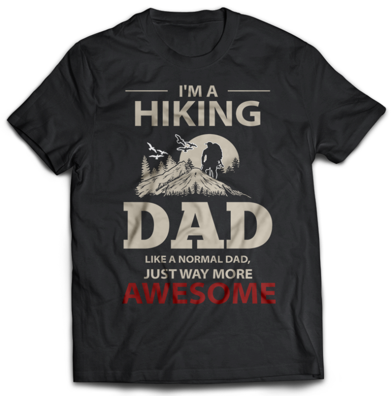 t-shirt vector 74 HIKING Tshirt designs Bundles png transparent and psd file Editable