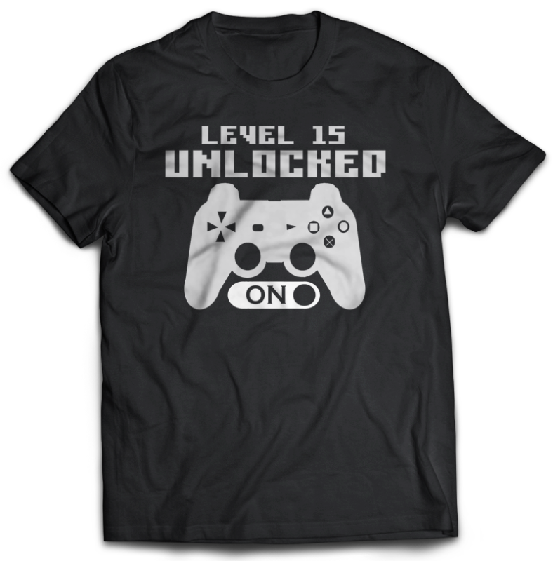 t-shirt vector 125 gamer and fishing Bundles UPDATE