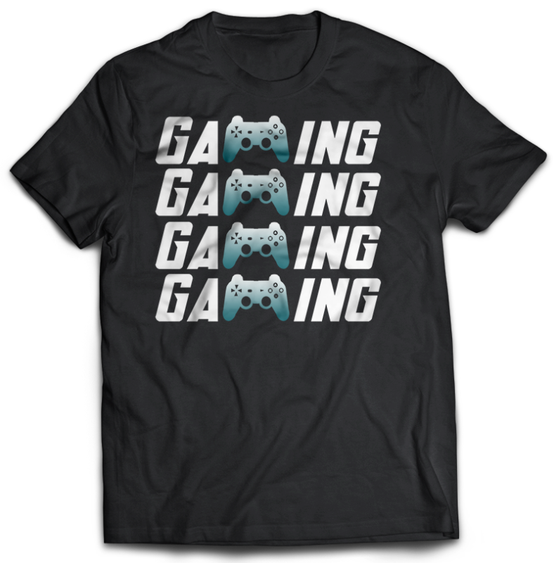 t-shirt vector 107 GAMER Bundles Tshirt designs best Gaming 2021