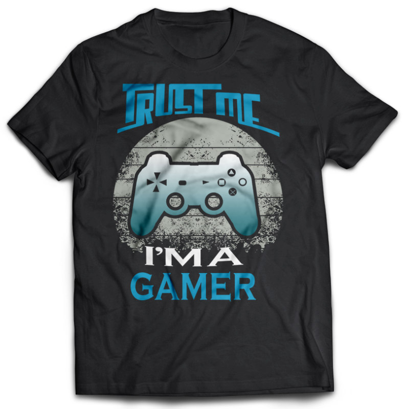 t-shirt vector 125 gamer and fishing Bundles UPDATE