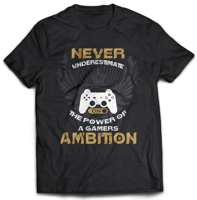 t-shirt vector 125 gamer and fishing Bundles UPDATE