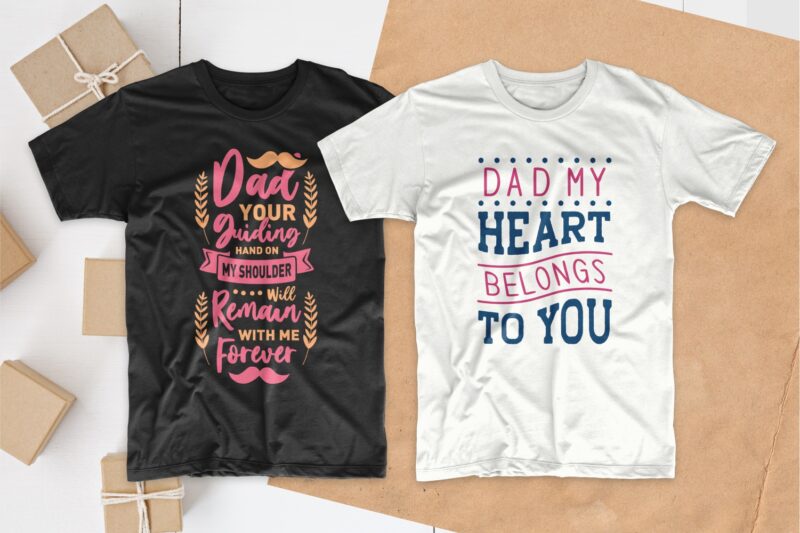 Dad T-shirt designs quotes bundle, Father’s day quotes, Typography t-shirt design, Dad quotes bundle svg, dad svg, Inspiring quotes t-shirt design pack collection for commercial use, EPS SVG PNG PSD