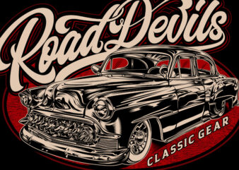 Road Devils t shirt design online