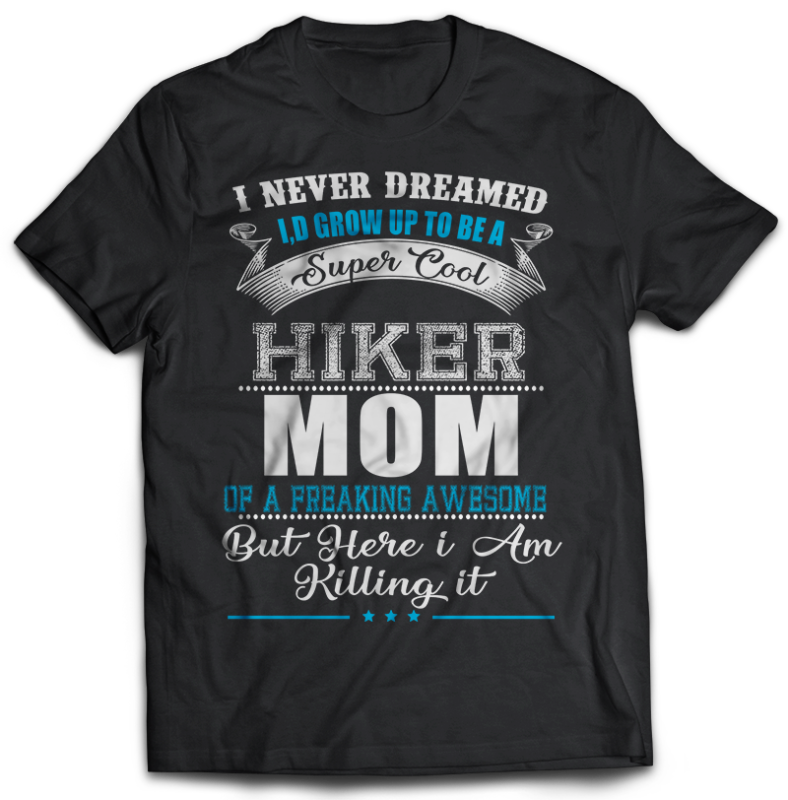 74 HIKING Tshirt designs Bundles Editable