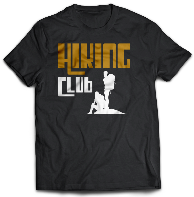 t-shirt vector 74 HIKING Tshirt designs Bundles png transparent and psd file Editable