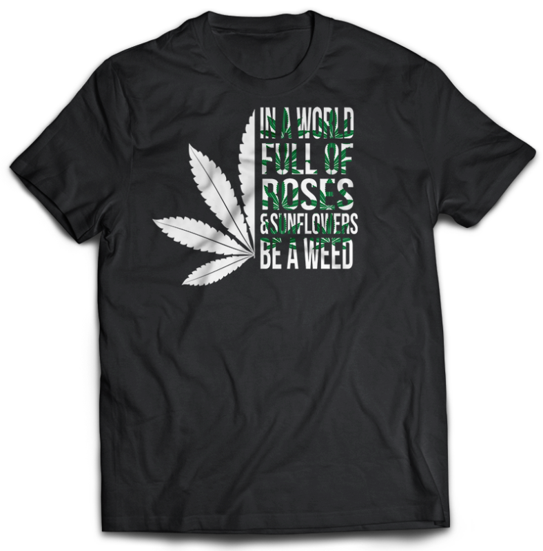 106 weed cannabis marijuana tshirt designs bundle png transparent and psd file editable