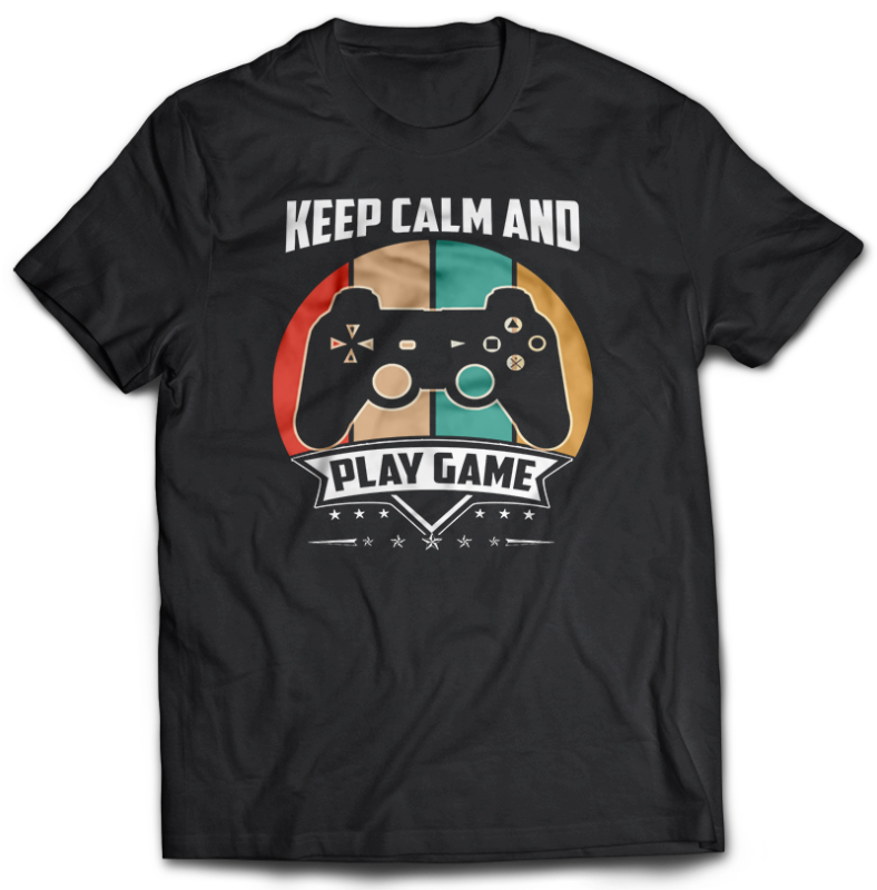 t-shirt vector 107 GAMER Bundles Tshirt designs best Gaming 2021