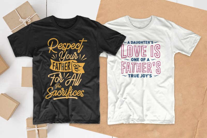 t-shirt vector Dad T-shirt designs quotes bundle, Father's day quotes, Typography t-shirt design, Dad quotes bundle svg, dad svg, Inspiring quotes t-shirt design pack collection for commercial use, EPS SVG PNG PSD