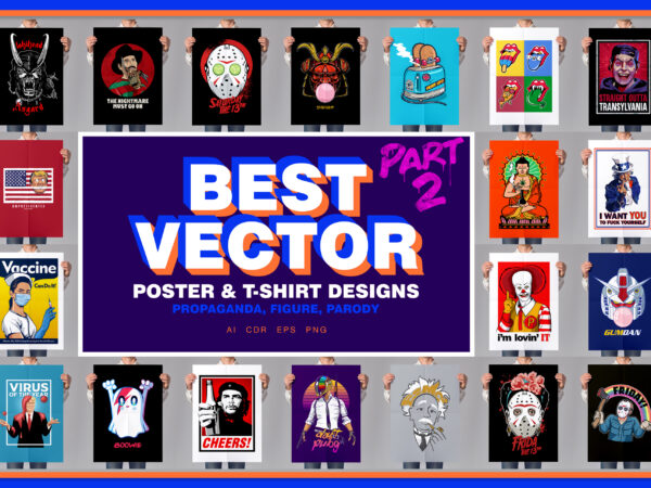 Best vectors poster & t-shirt designs part 2