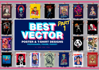 Best Vectors Poster & T-shirt designs Part 1