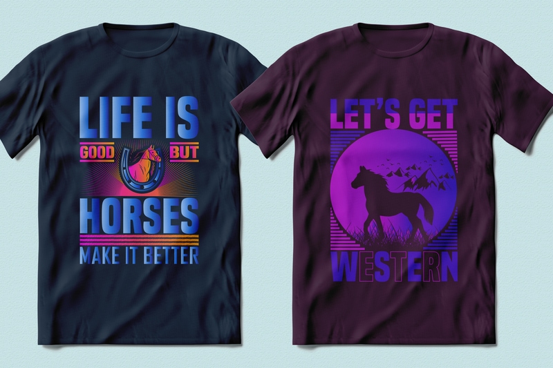 Best Selling 100 Horse Racing, Horse quotes T-shirt Designs Bundle -98% Off