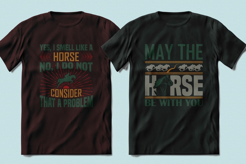 Best Selling 100 Horse Racing, Horse quotes T-shirt Designs Bundle -98% Off