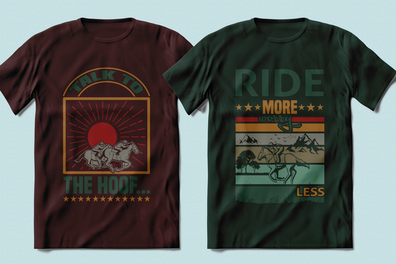 Best Selling 100 Horse Racing, Horse quotes T-shirt Designs Bundle -98% Off