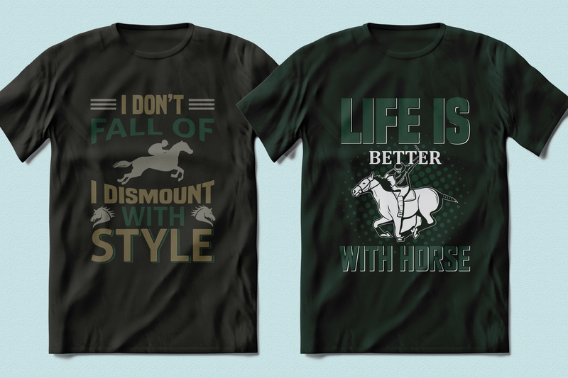 Best Selling 100 Horse Racing, Horse quotes T-shirt Designs Bundle -98% Off