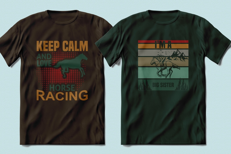 Best Selling 100 Horse Racing, Horse quotes T-shirt Designs Bundle -98% Off