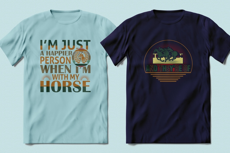 Best Selling 100 Horse Racing, Horse quotes T-shirt Designs Bundle -98% Off