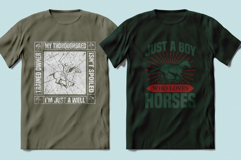 Best Selling 100 Horse Racing, Horse quotes T-shirt Designs Bundle -98% Off