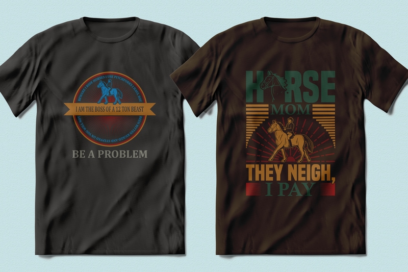 Best Selling 100 Horse Racing, Horse quotes T-shirt Designs Bundle -98% Off