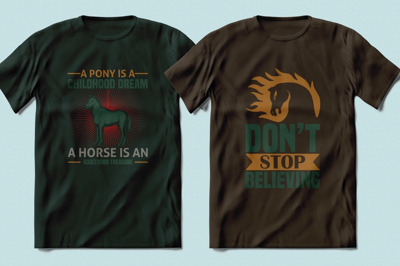 Best Selling 100 Horse Racing, Horse quotes T-shirt Designs Bundle -98% Off