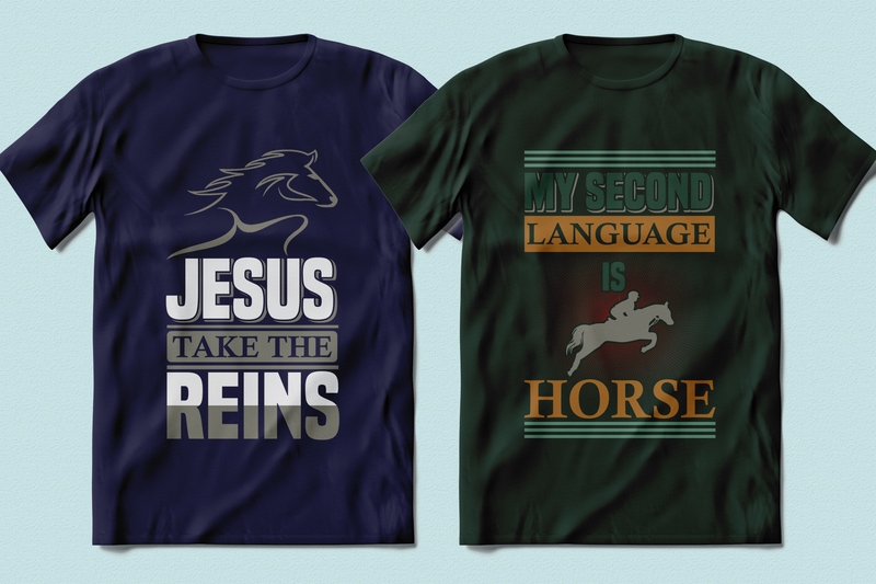 Best Selling 100 Horse Racing, Horse quotes T-shirt Designs Bundle -98% Off