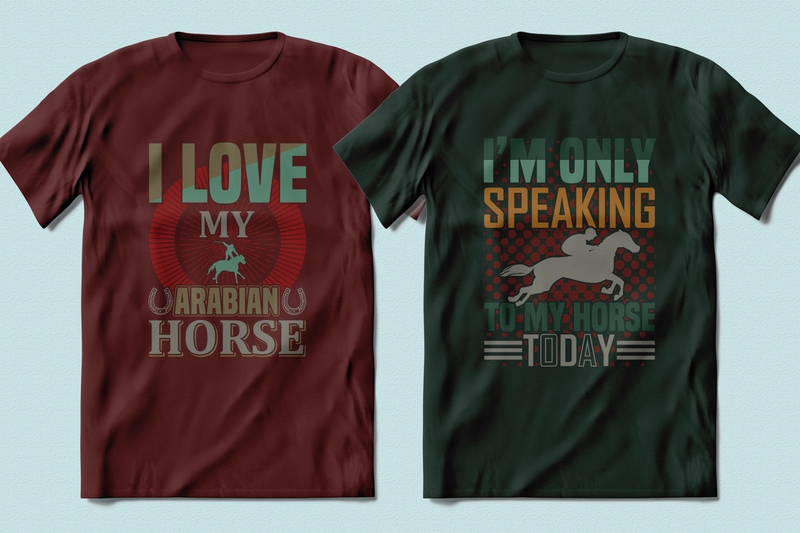 Best Selling 100 Horse Racing, Horse quotes T-shirt Designs Bundle -98% Off