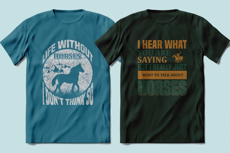 Best Selling 100 Horse Racing, Horse quotes T-shirt Designs Bundle -98% Off