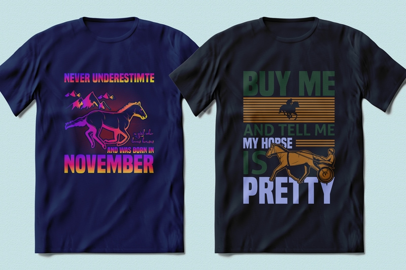 Best Selling 100 Horse Racing, Horse quotes T-shirt Designs Bundle -98% Off