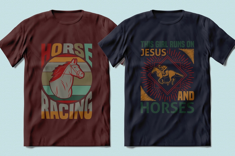 Best Selling 100 Horse Racing, Horse quotes T-shirt Designs Bundle -98% Off