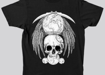 Alternative Clothing – Occult Streetwear Graphic Skull Vector