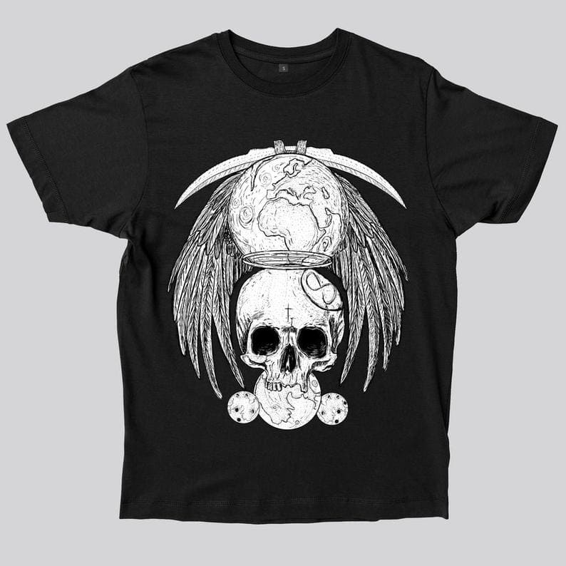 Alternative Clothing – Occult Streetwear Graphic Skull Vector