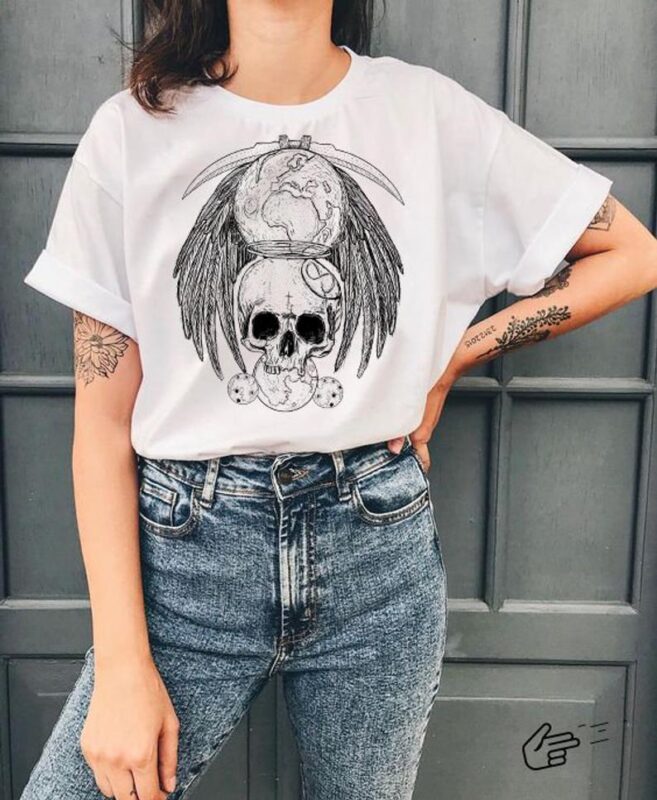 Alternative Clothing – Occult Streetwear Graphic Skull Vector
