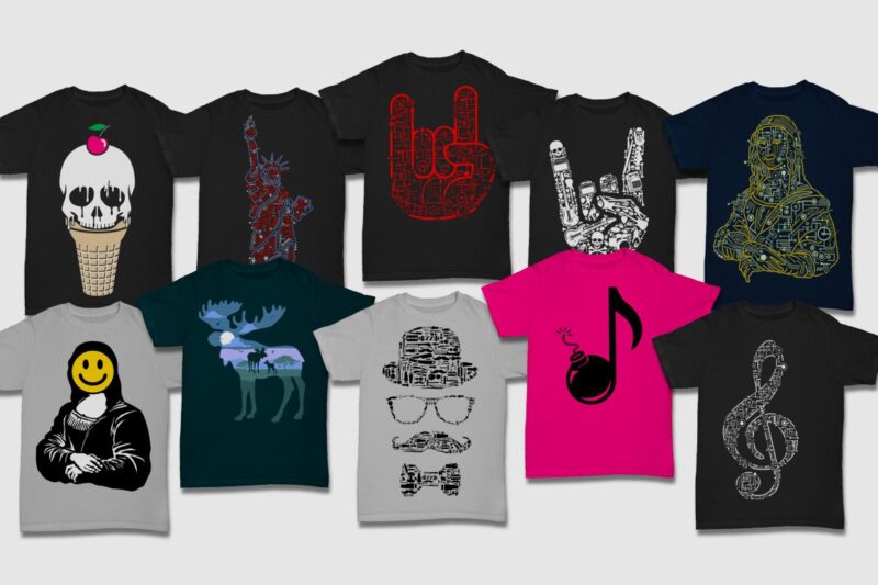 303 Tshirt Designs Mega BUNDLE Only 