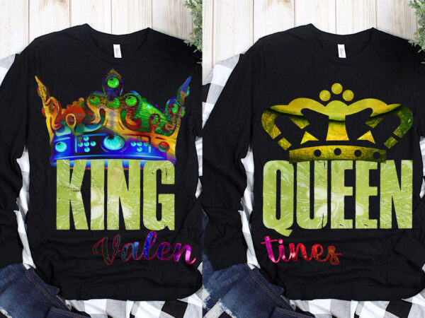 King, queen vector, king and queen valentines t shirt design, happy valentine’s day t shirt design, king vector, queen png