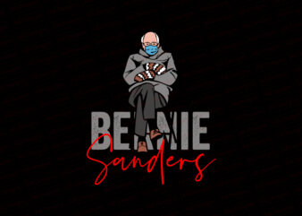 Bernie sanders mittens T-Shirt Design