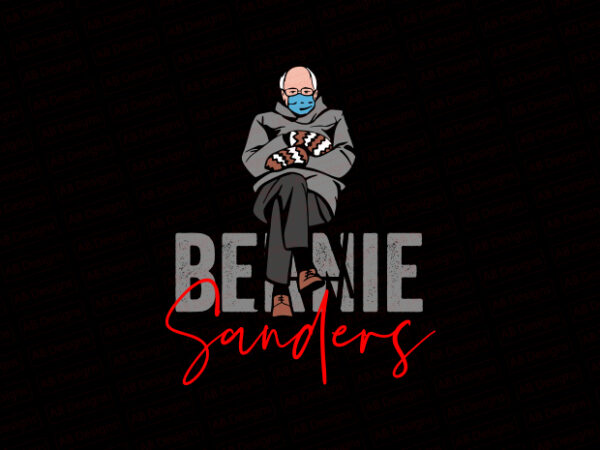 Bernie sanders mittens t-shirt design