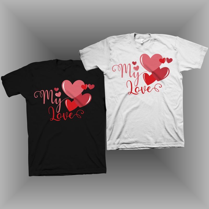 Valentine’s day t shirt designs bundle part 5, 12 valentine t shirt designs bundle, love t shirt designs bundle, valentine svg bundle, valentine png bundle, heart t shirt design bundle,