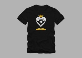 My owl is my queen – My owl is my king, owl is my queen, owl is my king, owl t shirt design for sale