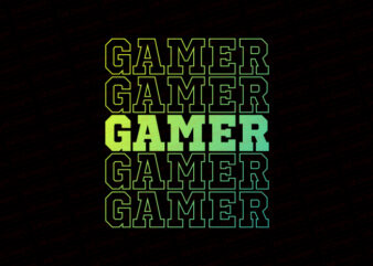 Gamer T-Shirt Design