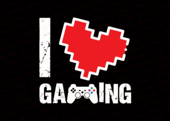 I love game T-Shirt Design