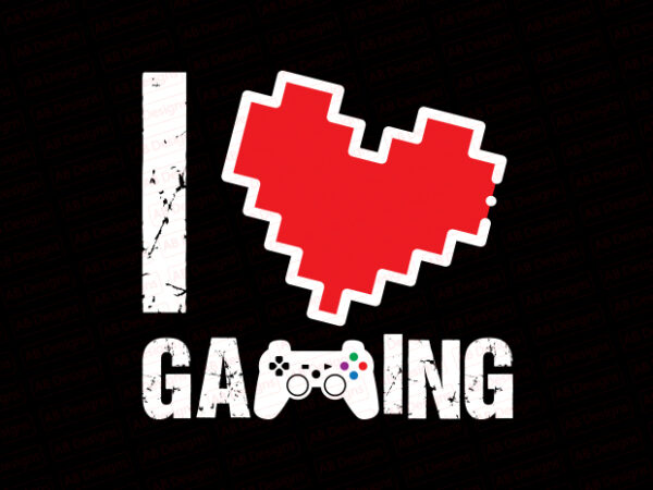 I love game t-shirt design I love game t-shirt design
